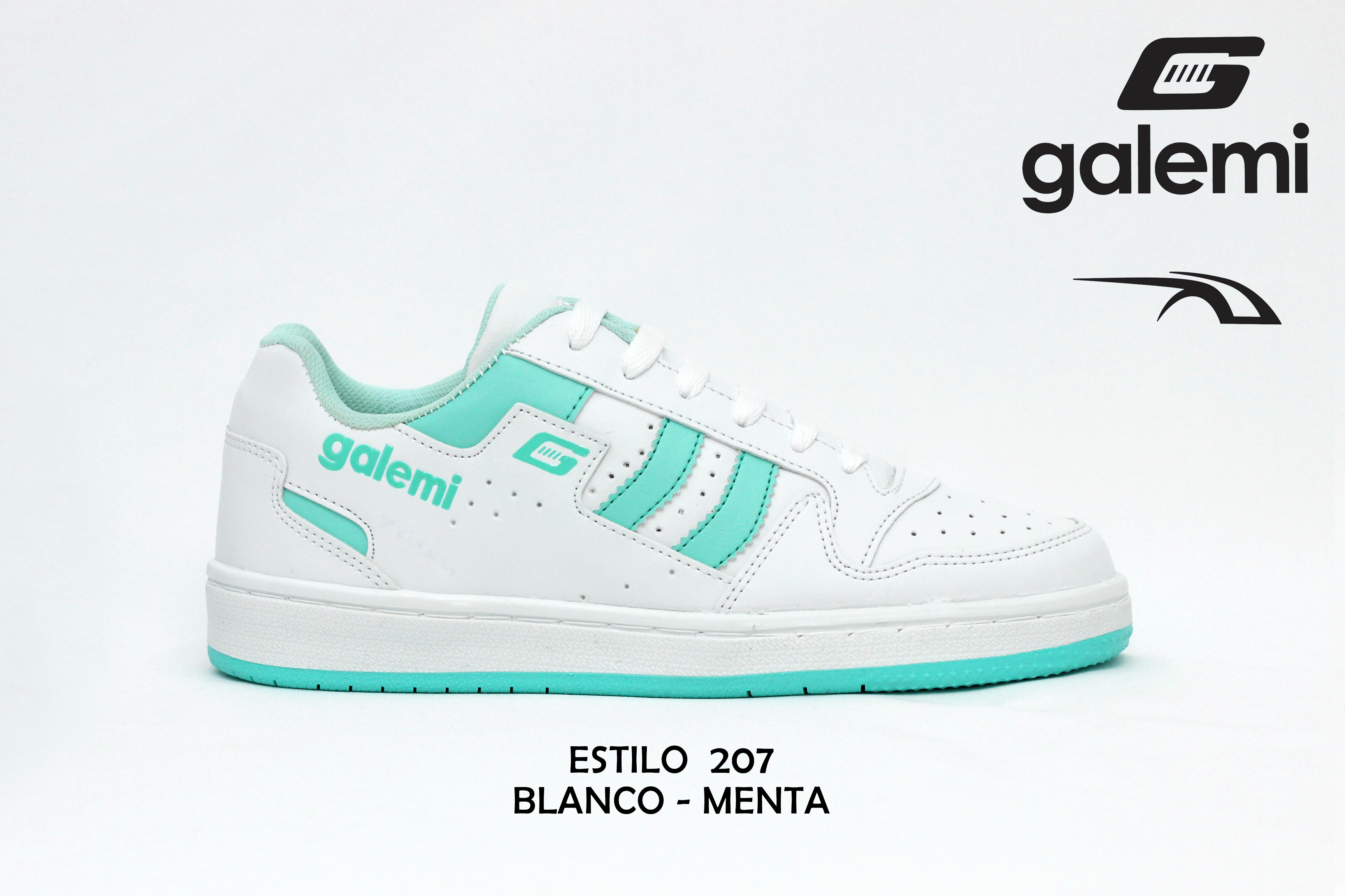 estilo 207 combinación Blanco-Menta